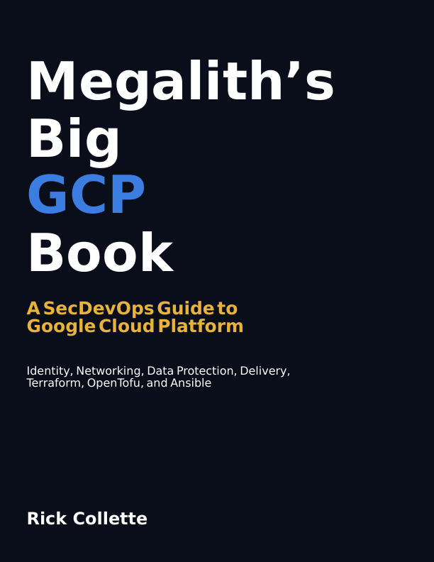 Megalith's Big GCP Book cover